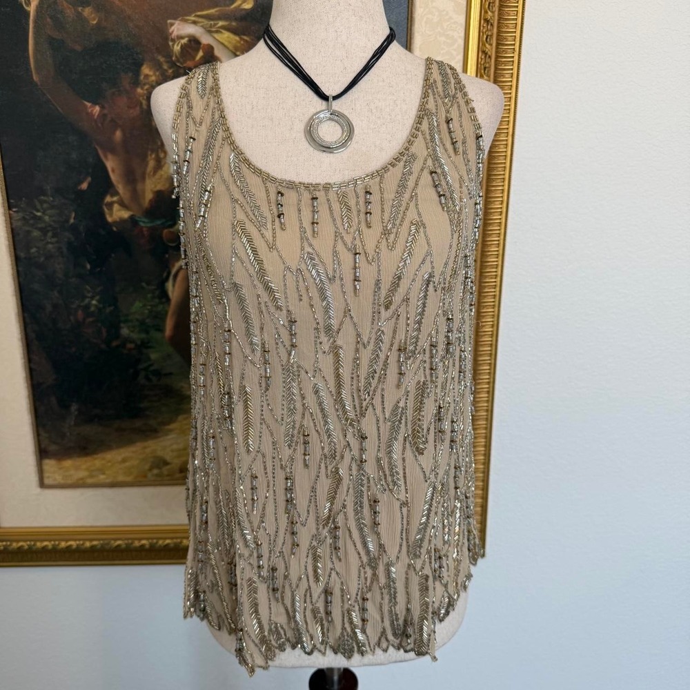 Silk Beaded Fairy Party Top